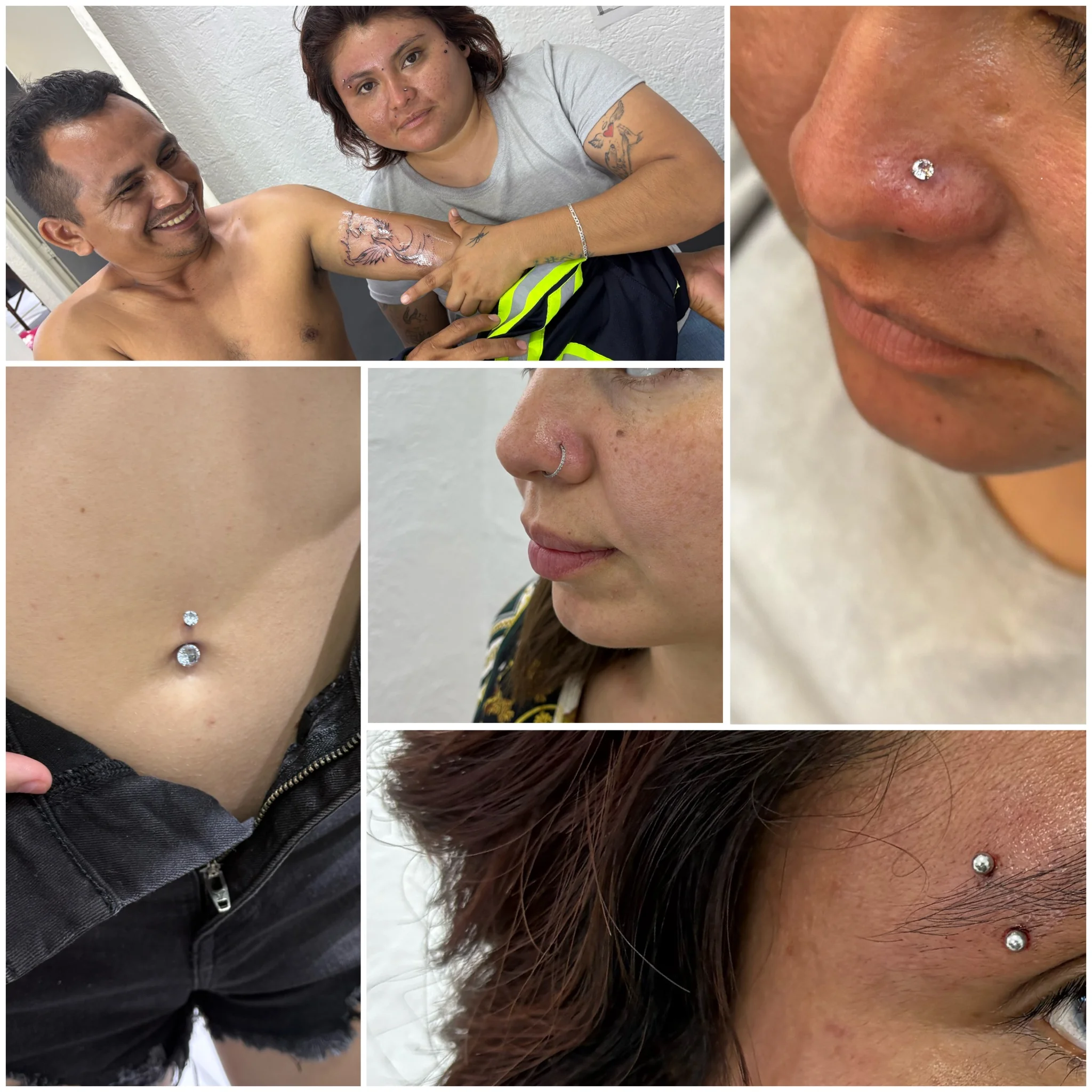 Multiple ear piercings